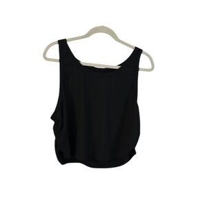 SHEIN Curve Black Cropped Tank Top Size 4X
